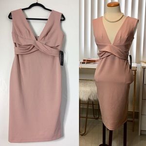 💕Bebe blush dress